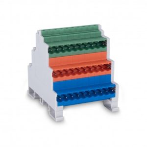 5,08mm Ray Tipi 3 Katlı 3 Renkli Soket Klemens – 3x10 Pim