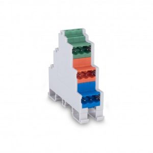 5,08mm Ray Tipi 3 Katlı 3 Renkli Soket Klemens – 3x3 Pim