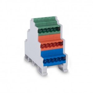 5,08mm Ray Tipi 3 Katlı 3 Renkli Soket Klemens – 3x6 Pim