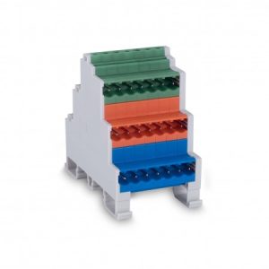 5,08mm Ray Tipi 3 Katlı 3 Renkli Soket Klemens – 3x7 Pim