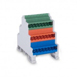 5,08mm Ray Tipi 3 Katlı 3 Renkli Soket Klemens – 3x8 Pim